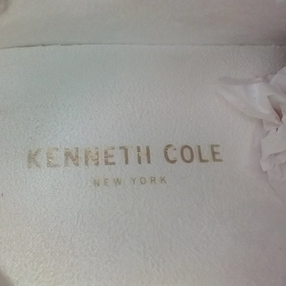 Women's Kenneth Cole New York Kam Snakeskin Embossed Ocean Sneakers-S 9 - Picture 10 of 11